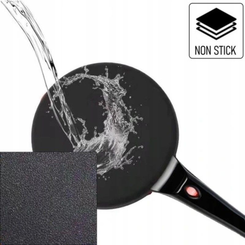 Aparat pentru facut clatite Floria ZLN7910 Negri, 700W, cu diamentru de 20 cm