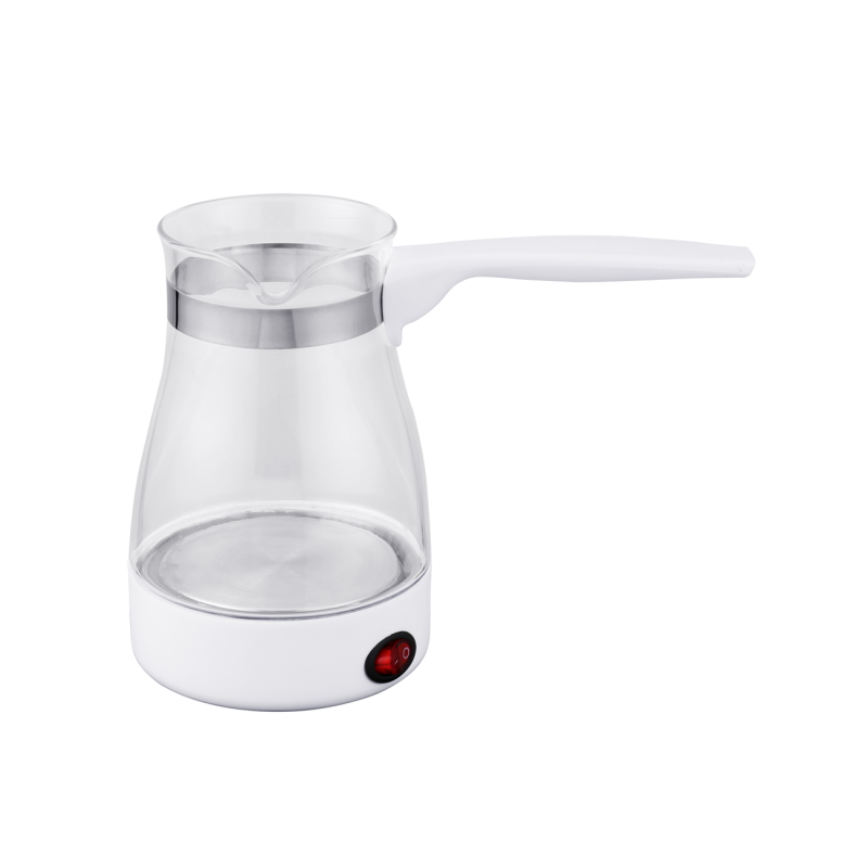 Ibric electric Floria ZLN8139 Alb, carcasa din sticla, capacitate de 0.5 Litri, putere 800W