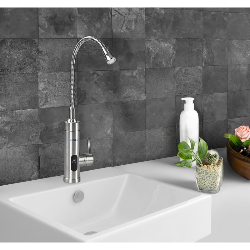 Robinet electric Z-Inox ZLN7873 , ecran digital, incalzire instanta, putere 3000W