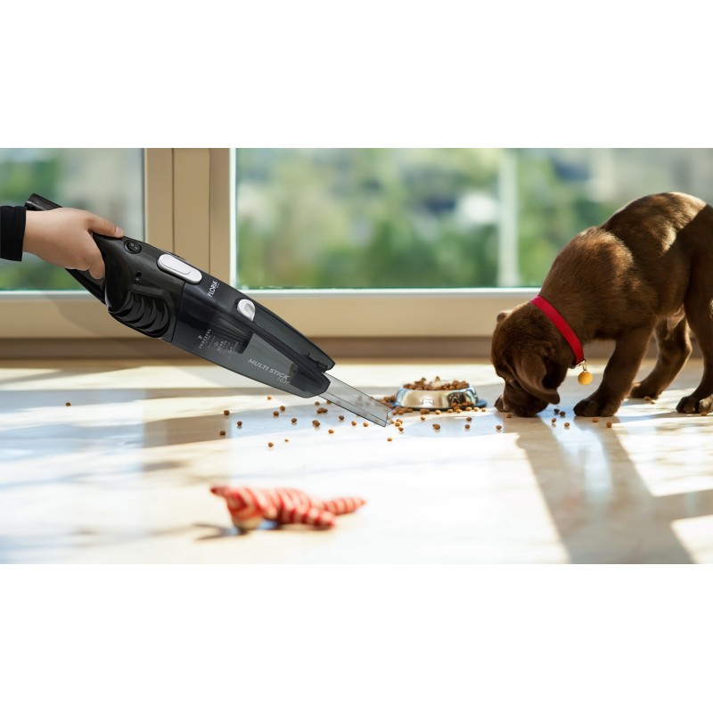 Aspirator vertical Floria ZLN8191 Negru, 2 in 1, fara sac, 800W, cablu de 4.2 m