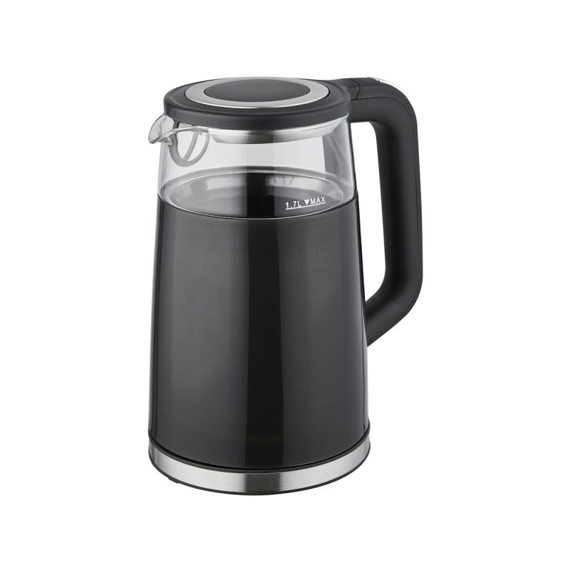 Fierbator electric Zilan ZLN7859 Negru, ecran digital, putere 2200W, panou de comanda tactil