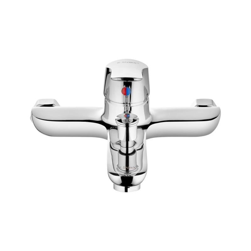 Baterie de cada Z-Inox ZLN8177 + furtun de 1.5 m + para dus, Argintiu