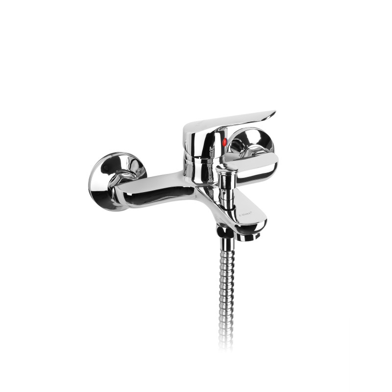 Baterie de cada Z-Inox ZLN8177 + furtun de 1.5 m + para dus, Argintiu