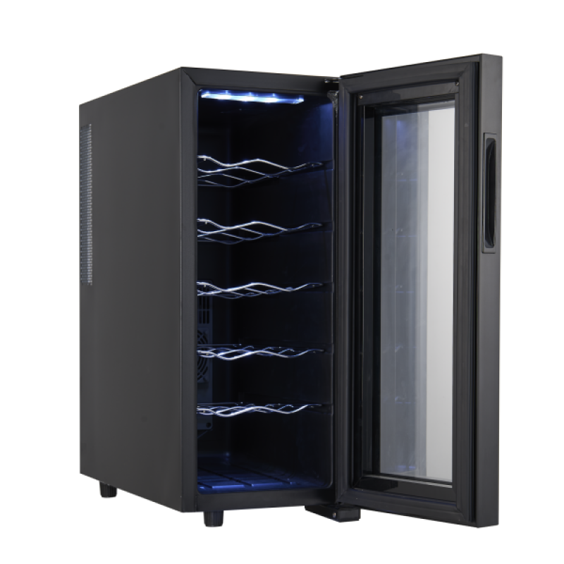 Frigider pentru vinuri Zilan ZLN4682 Negru, 33L, 50W, iluminare interioara