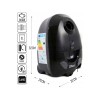 Pachet aspirator Zilan ZLN8471 cu cap turbo ZLN0386 , Negru, sac cu capacitate de 2 l, putere 1200W, cablu de 5 m