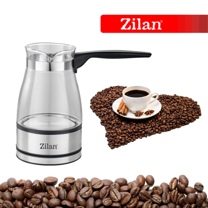 Ibric electric Zilan ZLN8122, transparent, putere 800W, capacitate 500 ml, sticla