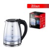 Fierbator electric Zilan ZLN8115, putere 1800 W, capacitate 1.8 litrii, transparent