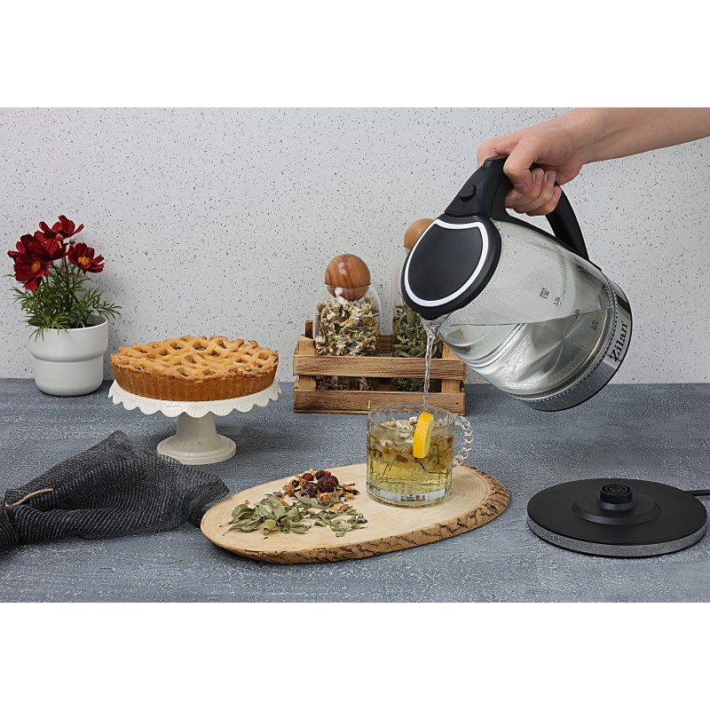 Fierbator electric Zilan ZLN8115, putere 1800 W, capacitate 1.8 litrii, transparent