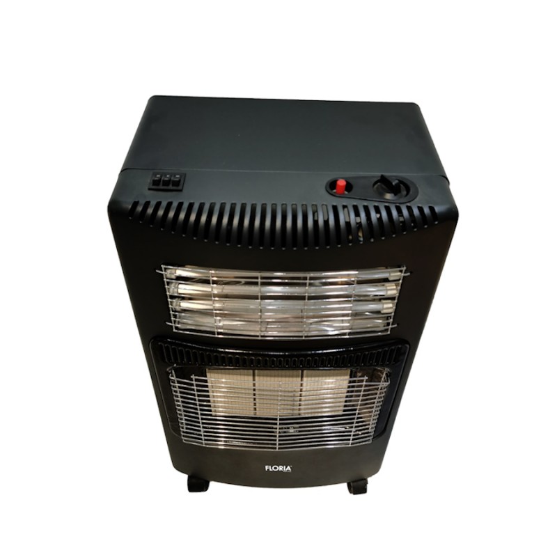 Soba demontata Floria ZLN8465, gaz GPL si electrica, aprindere piezo-electrica, Negru