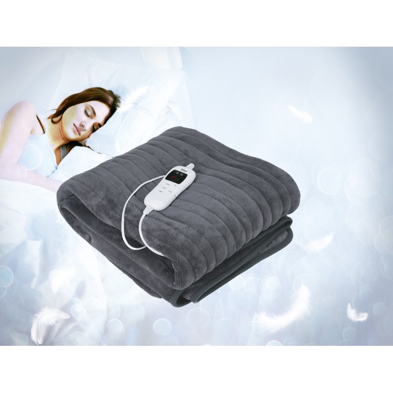 Patura electrica dubla Zilan ZLN0096, 9 trepte de putere, dimensiune 180x160 cm