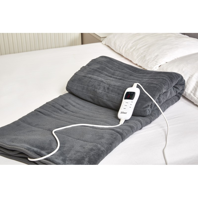 Patura electrica dubla Zilan ZLN0096, 9 trepte de putere, dimensiune 180x160 cm