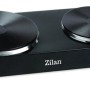 Plita electrica Zilan ZLN8273 Negru, putere 2500W, doua ochiuri