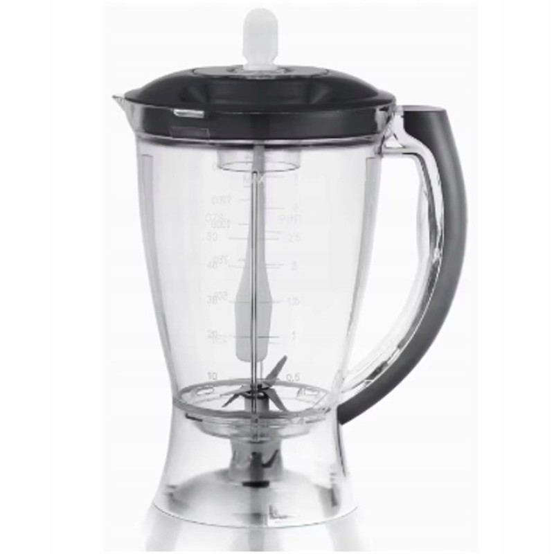 Blender FLORIA ZLN3081 ALB, Putere 300W, capacitate 1.5L, 3 viteze, Functie pulss, vas de plastic