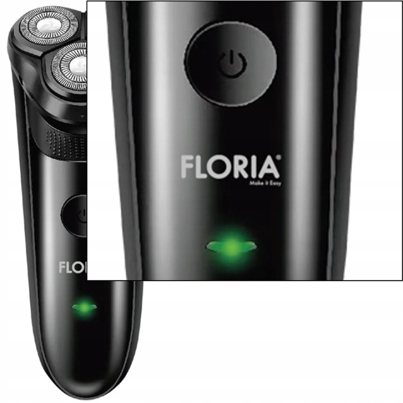 Aparat de ras Floria ZLN8542 Negru, putere 5 W, baterie reincarcabila, indicator luminos