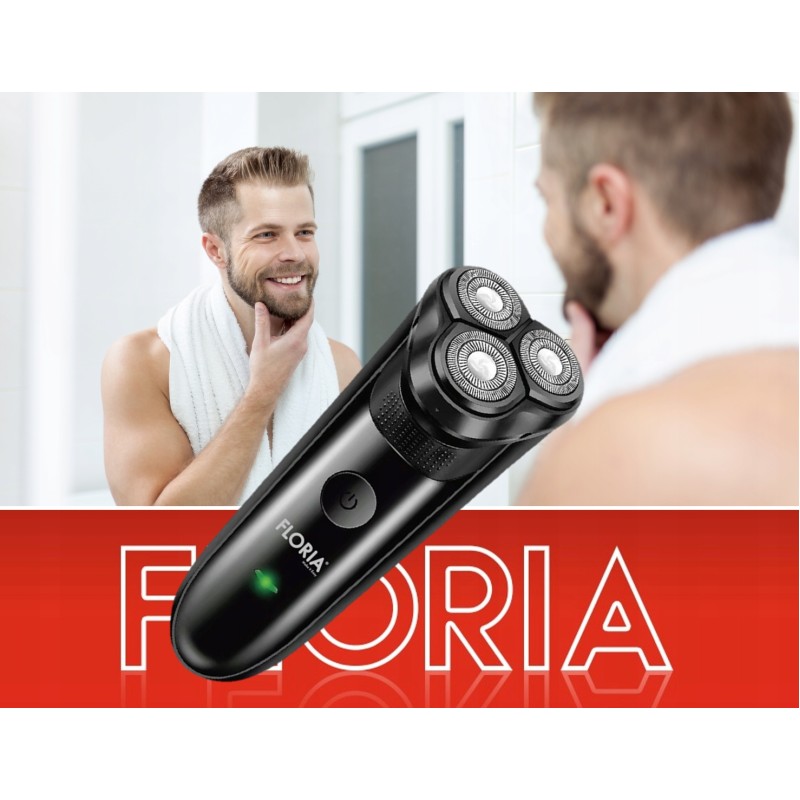 Aparat de ras Floria ZLN8542 Negru, putere 5 W, baterie reincarcabila, indicator luminos