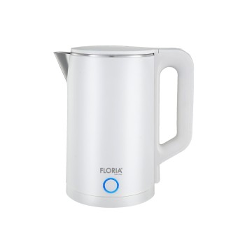Fierbator electric Floria ZLN4920 Alb, putere 1500W, capacitate 2 litri, protectie la supraincalzire
