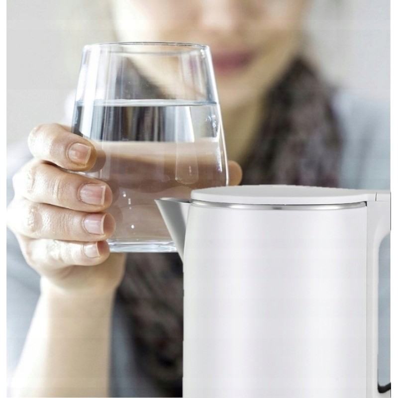 Fierbator electric Floria ZLN4920 Alb, putere 1500W, capacitate 2 litri, protectie la supraincalzire