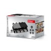 Gratar electric cu raclette Zilan ZLN8863, placa de piatra si placa de aluminiu, putere 1400 W, Gri