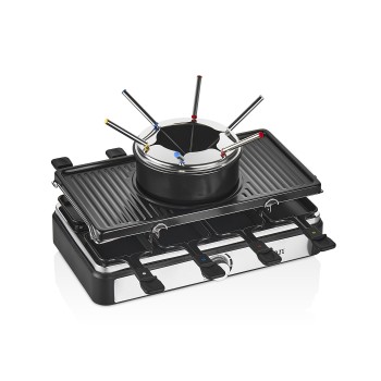 Gratar electric cu fondue Zilan ZLN8856, raclette, putere 1400 W, indicator luminos