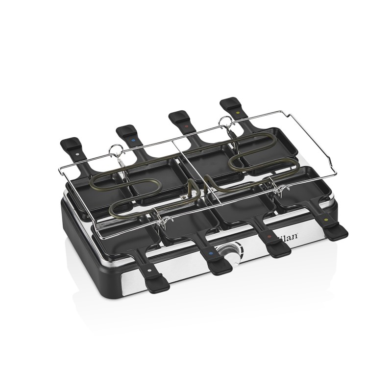 Gratar electric cu fondue Zilan ZLN8856, raclette, putere 1400 W, indicator luminos