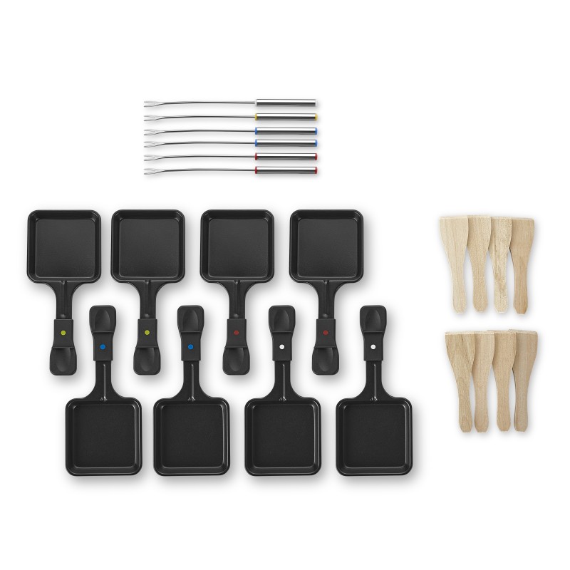 Gratar electric cu fondue Zilan ZLN8856, raclette, putere 1400 W, indicator luminos