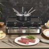 Gratar electric cu fondue Zilan ZLN8856, raclette, putere 1400 W, indicator luminos