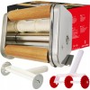 Accesoriu de facut ravioli Zilan ZLN9488 pentru aparat de facut paste, doua role din lemn
