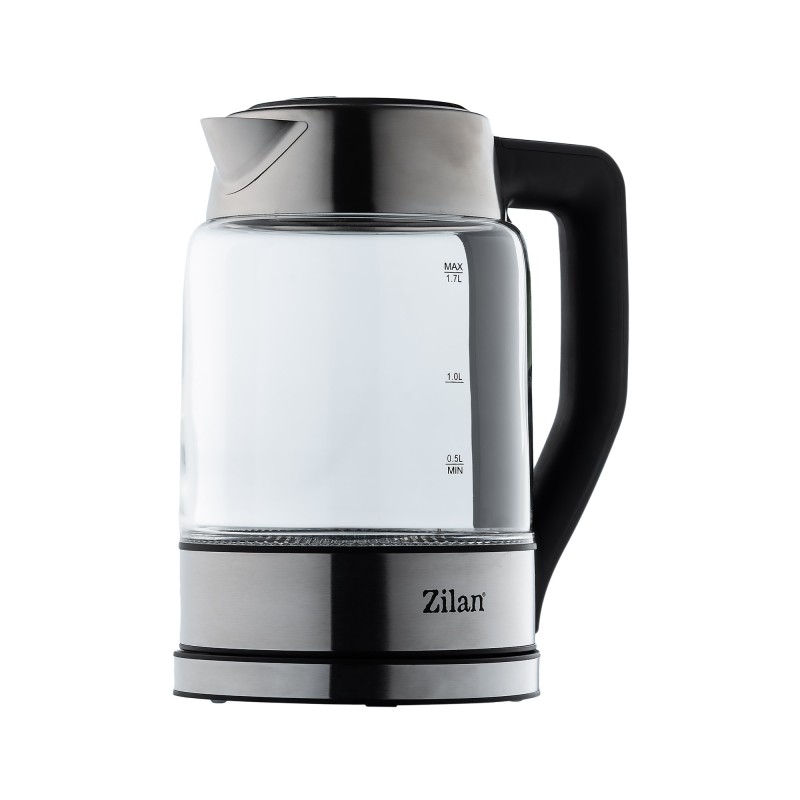 Fierbator de apa Zilan ZLN8955, transparent, putere 2200 W, capacitate 1.7 litri
