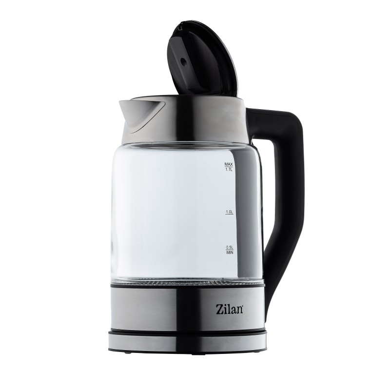 Fierbator de apa Zilan ZLN8955, transparent, putere 2200 W, capacitate 1.7 litri