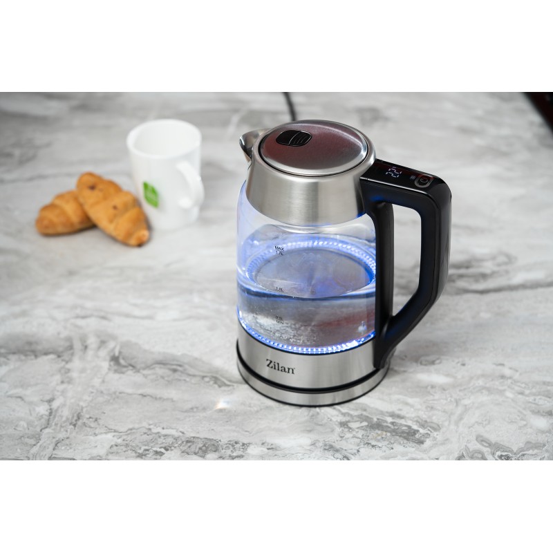 Fierbator de apa Zilan ZLN8955, transparent, putere 2200 W, capacitate 1.7 litri