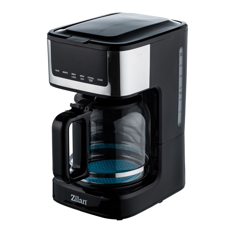 Cafetiera digitala Zilan ZLN9266, functie de preparare la o ora uterioara, auto curatare
