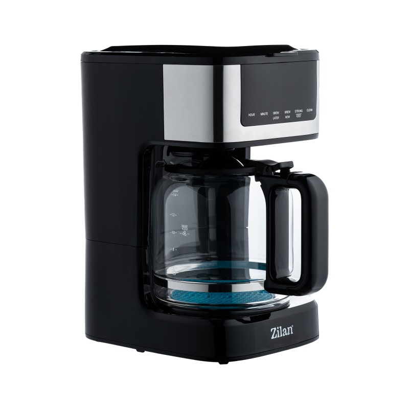 Cafetiera digitala Zilan ZLN9266, functie de preparare la o ora uterioara, auto curatare