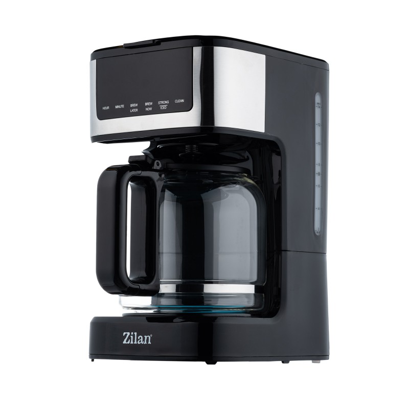 Cafetiera digitala Zilan ZLN9266, functie de preparare la o ora uterioara, auto curatare