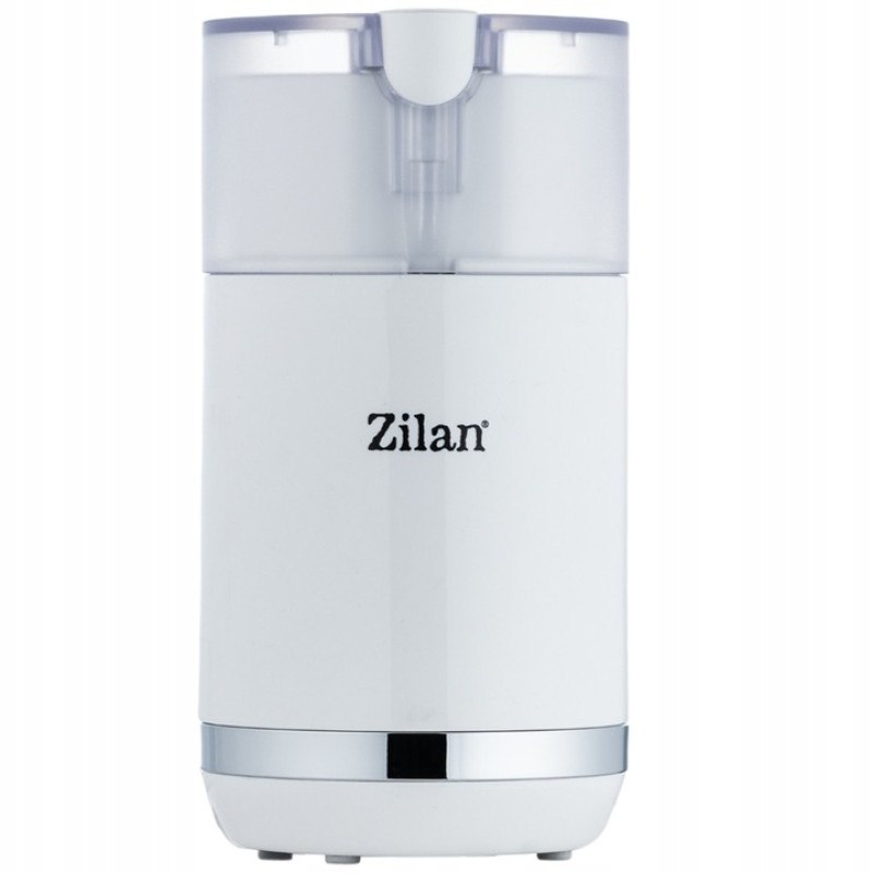 Rasnita electrica Zilan ZLN9281 pentru cafea, lame din otel, corp din plastic, Alb