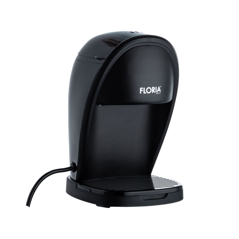 Aparat de facut cafea Floria ZLN9297, filtru de nailon, cupa pentru masurat, 2 cesti incluse, Negru