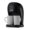 Aparat de facut cafea Floria ZLN9297, filtru de nailon, cupa pentru masurat, 2 cesti incluse, Negru