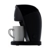 Aparat de facut cafea Floria ZLN9297, filtru de nailon, cupa pentru masurat, 2 cesti incluse, Negru