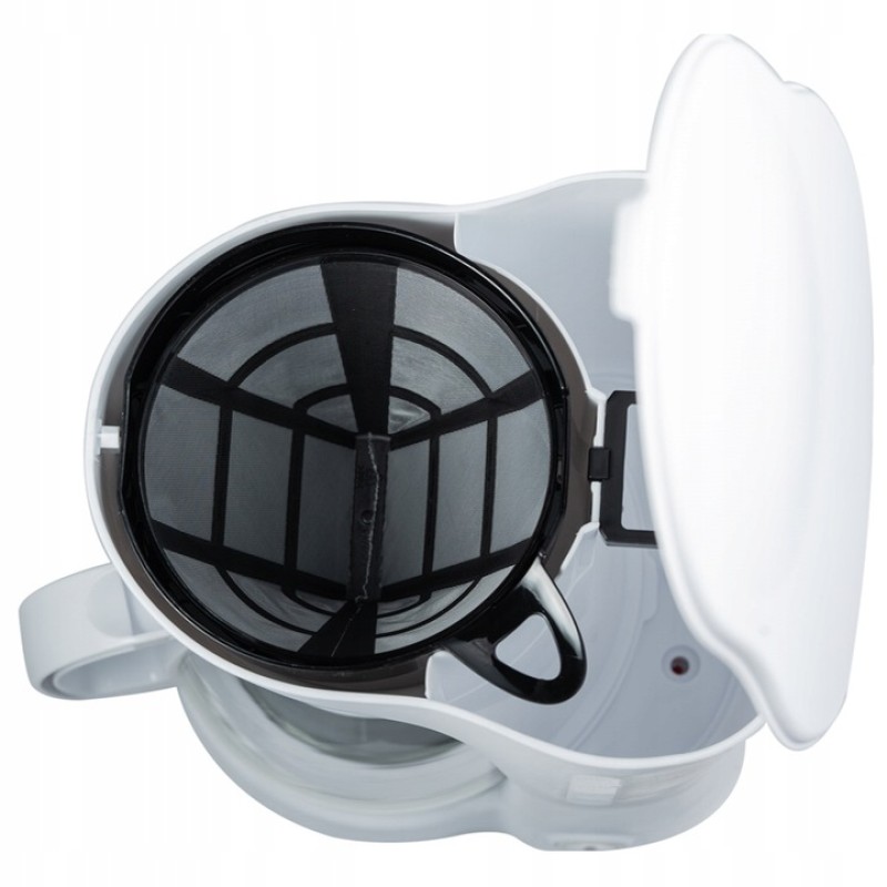 Aparat de facut cafea Floria ZLN9274 Alb, putere 600W, oprire automata, vas de 1.2 litrii