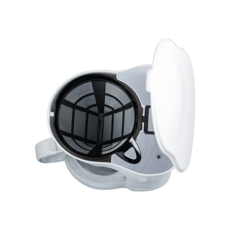 Aparat de facut cafea Floria ZLN9274 Alb, putere 600W, oprire automata, vas de 1.2 litrii