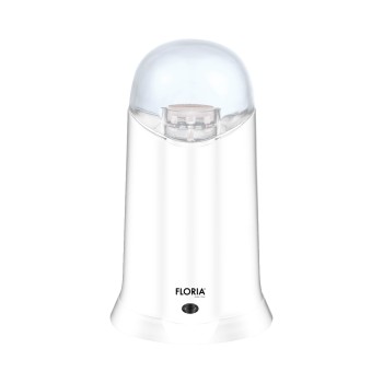 Rasnita Electrica Floria ZLN3085 Alb Putere 200W, Capacitate 60 gr, Cuva otel inoxidabil,