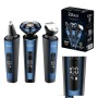 Aparat de ras 4 in 1 Zilan ZLN8726 fara fir, afisare LED, autonomie de 60 de minute