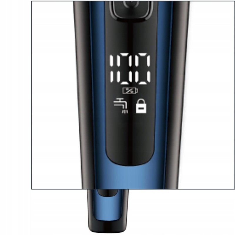 Aparat de ras 4 in 1 Zilan ZLN8726 fara fir, afisare LED, autonomie de 60 de minute