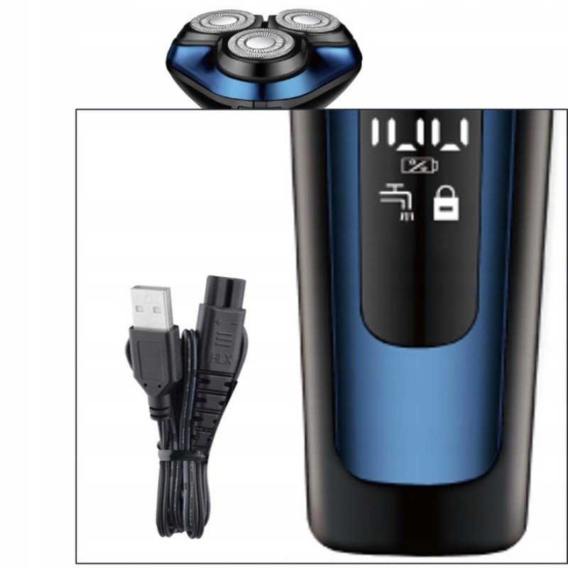 Aparat de ras 4 in 1 Zilan ZLN8726 fara fir, afisare LED, autonomie de 60 de minute