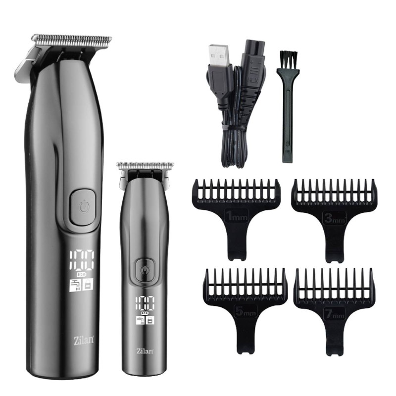 Aparat de tuns 5 in 1 Zilan ZLN8641 cu 5 dimensiuni de taiere, trimmer,rezistent la apa IPX7