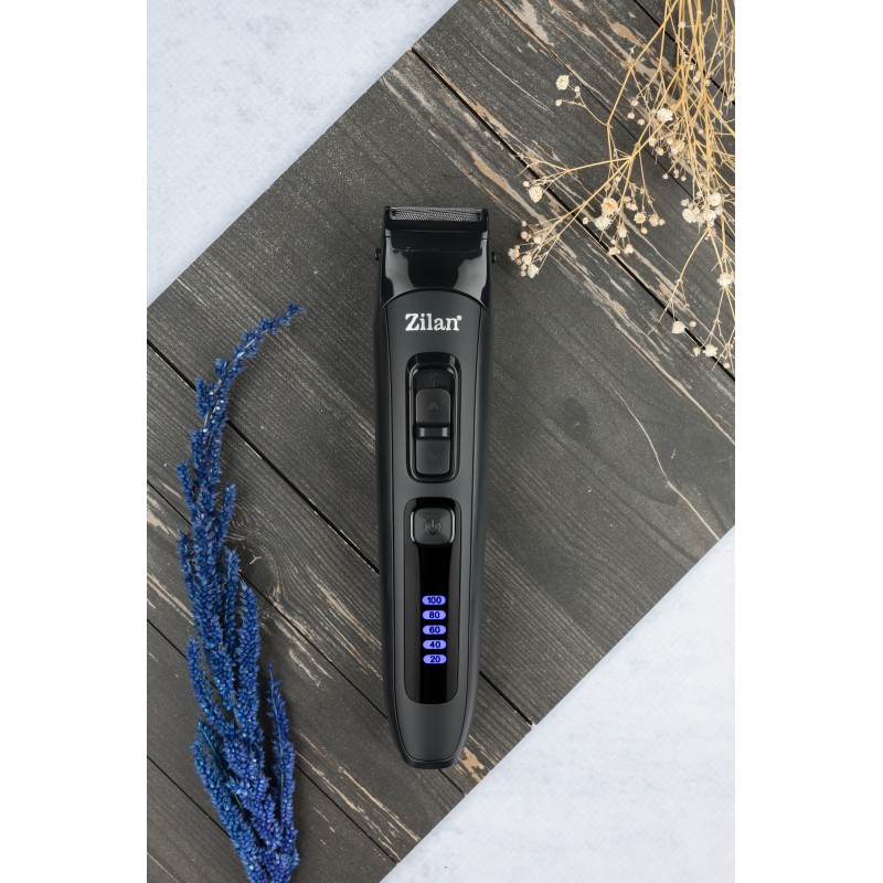 Aparat de tuns 10 in 1 Zilan ZLN8658 cu suport, 5 capete deferite + 5 nivele de tundere