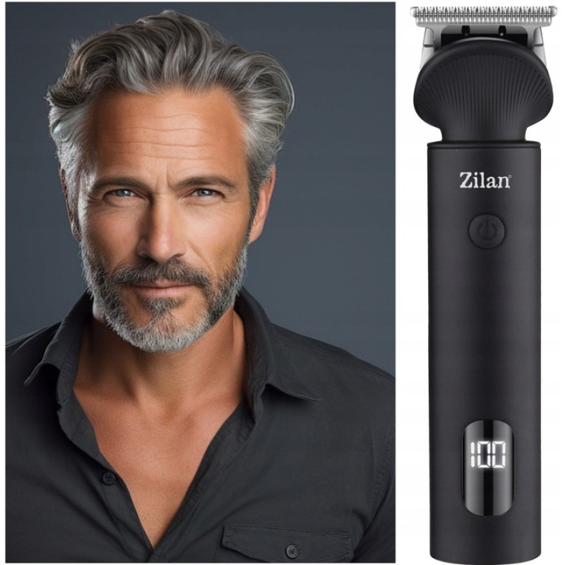 Aparat de tuns ZIlan ZLN8672, autonomie de 140-170 de minute, 6 capete diferite si 7 nivele de tundere