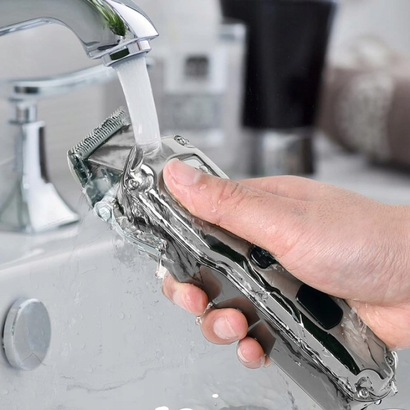 Aparat de tuns 11 in 1 Zilan ZLN8689, lame din otel inoxidabil, rezistenta la apa IPX7