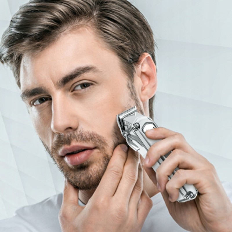 Aparat de tuns 11 in 1 Zilan ZLN8689, lame din otel inoxidabil, rezistenta la apa IPX7