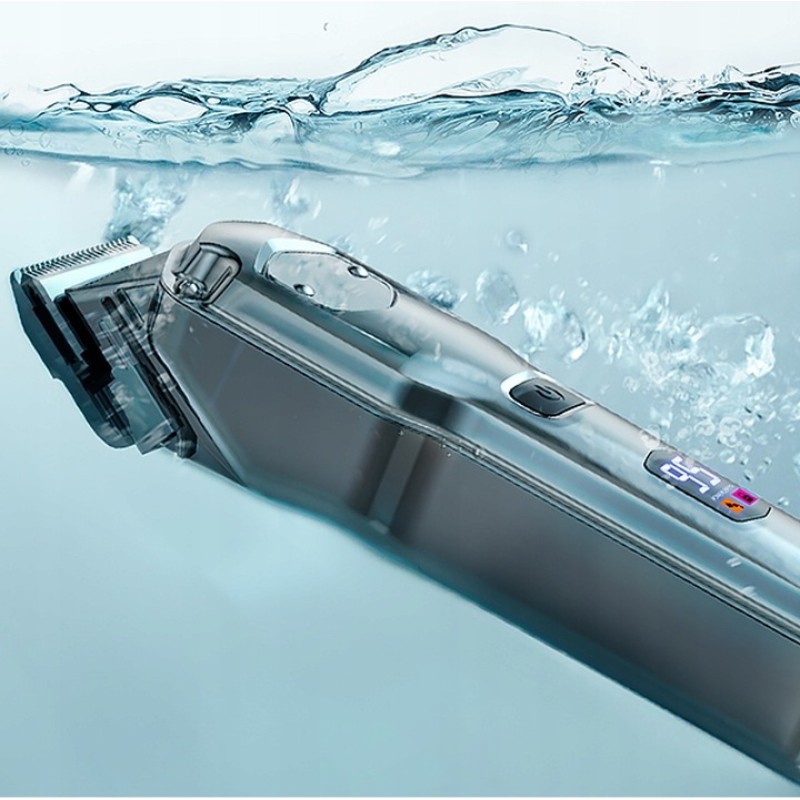 Aparat de tuns 11 in 1 Zilan ZLN8689, lame din otel inoxidabil, rezistenta la apa IPX7