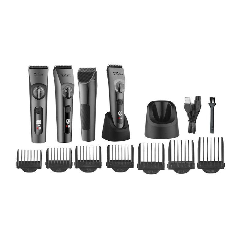 Masina de tuns profesionala Zilan ZLN8702 rezistenta la apa cu protectie IPX6, 8 nivele de taiere